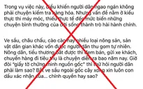 Đăng bài sai sự thật, người đàn ông bị phạt hơn 6 triệu đồng