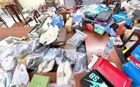 Phát hiện hơn 500 đôi giày, dép giả nhãn hiệu Nike, Gucci, Louis Vuitton