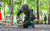 Dùng radar xuyên đất trên 2.500m² tìm kiếm hài cốt liệt sĩ tại Công viên Lê Thị Riêng