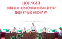 Chủ tịch Quốc hội Trần Thanh Mẫn chủ trì Hội nghị triển khai Định hướng lập pháp nhiệm kỳ khóa XVI