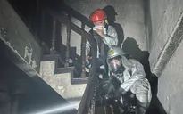 Cháy nhà dân tại Tương Mai (Hà Nội), 2 người thoát nạn