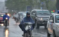 Chiều tối nay, vùng núi Bắc Bộ mưa dông, có nơi trên 70mm