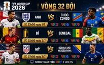 Lịch thi đấu và trực tiếp FIFA World Cup 2026™ đêm 1/7, sáng 2/7 trên VTV: Anh, Bỉ và Mỹ khẳng định sức mạnh?