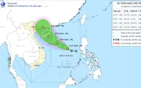 Áp thấp nhiệt đới giật cấp 9 trên vùng biển phía Nam khu vực Bắc Biển Đông