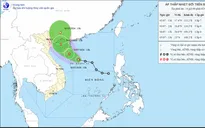 Áp thấp nhiệt đới giữ hướng di chuyển, mưa lớn ở Đông Bắc Bộ và Thanh Hóa