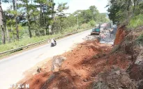 Phú Thọ khẩn trương khắc phục sạt lở trên tỉnh lộ 433