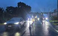 Ô tô tải va chạm xe máy trên đường Hồ Chí Minh, 3 người thương vong