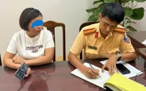 Vượt đường ngang khi đèn đỏ, nữ tài xế bị phạt 19 triệu đồng