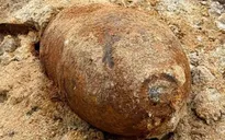 Phát hiện quả bom nặng khoảng 350kg khi thi công đường ở Lào Cai