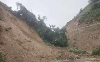Sạt lở đất do mưa lớn khiến nhiều tuyến quốc lộ ở Điện Biên tê liệt