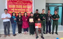 Bàn giao "Nhà tình nghĩa Quân - Dân" cho cựu chiến binh khó khăn tại Lâm Đồng
