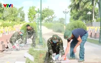 Trung tá quân đội sáng chế máy mòi đá góp phần đẩy nhanh tiến độ hoàn nguyên mộ liệt sĩ