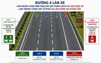 Đề xuất "làn vượt xe" trên cao tốc: Bắt buộc chuyển về làn phải sau khi vượt
