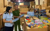 Hà Nội phát hiện cơ sở kinh doanh đồ chơi trẻ em không có hóa đơn, bày bán tất có dấu hiệu giả mạo