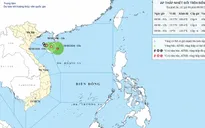 Áp thấp nhiệt đới giật cấp 8 trên Vịnh Bắc Bộ, nhiều vùng biển sóng cao đến 4m