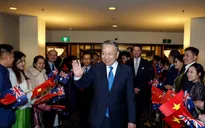 Tổng Bí thư, Chủ tịch nước Tô Lâm đến thủ đô Canberra, tiếp tục chuyến thăm cấp Nhà nước Australia