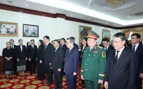 Lãnh đạo Đảng, Nhà nước viếng đồng chí Saysomphone Phomvihane, Ủy viên Bộ Chính trị, Chủ tịch Quốc hội Lào