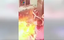 Nổ bình gas mini, 3 người nhập viện