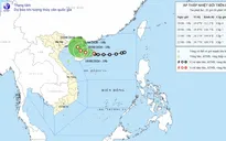 Áp thấp nhiệt đới hướng về đất liền phía Bắc đảo Hải Nam (Trung Quốc)