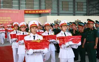 Chuyến bay đặc biệt đưa hàng nghìn mẫu sinh phẩm hài cốt liệt sĩ ra Hà Nội giám định ADN