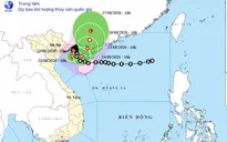 Trong 3 giờ qua, bão số 4 hầu như ít di chuyển