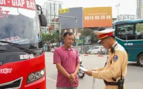 CSGT Hà Nội tăng cường bảo đảm an toàn vận tải hành khách dịp Quốc khánh 2/9