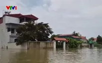 Hà Nội: Nước sông Cầu dâng cao, nhiều khu dân cư ngập sâu