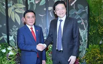 Thường trực Ban Bí thư Trần Cẩm Tú hội kiến Thủ tướng Singapore