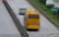Hai trường hợp đầu tiên bị xử phạt vì không giữ khoảng cách an toàn trên cao tốc