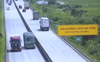 CSGT tăng cường xử phạt lỗi không giữ khoảng cách an toàn trên cao tốc