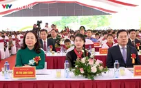 Phó Chủ tịch nước Võ Thị Ánh Xuân dự khai giảng tại trường nội trú vùng biên Sơn La
