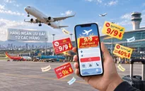 Hàng không đồng loạt giảm giá vé máy bay nhân ngày đôi 9/9