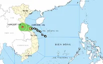 Áp thấp nhiệt đới giật cấp 8-9 trên vùng biển ven bờ Quảng Trị