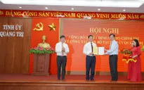 Ông Vương Quốc Tuấn giữ chức Bí thư Tỉnh ủy Quảng Trị
