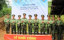 Công an Cửa khẩu Nội Bài chung tay xóa nhà tạm cho người dân khó khăn ở Sơn La