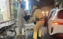 CSGT Hà Nội mở đường đưa bệnh nhân đột quỵ đi cấp cứu