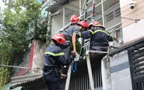 Kịp thời cứu 3 người mắc kẹt trong vụ sập gác tại TP Hồ Chí Minh