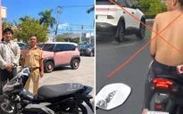 Từ phản ánh không đội mũ bảo hiểm, tìm lại xe mô tô bị mất trộm