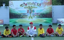 Tiền vệ từng lập kỷ lục V.League Nghiêm Xuân Tú ngồi ghế HLV khách mời "Cầu thủ nhí 2026"
