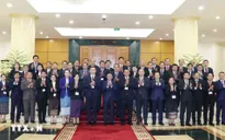 Thường trực Ban Bí thư Trần Cẩm Tú tiếp Đoàn cán bộ cao cấp Đảng Nhân dân Cách mạng Lào