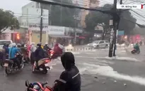 Mưa lớn kết hợp triều cường gây ngập các vùng trũng thấp