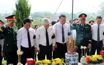 Lễ truy điệu, an táng hài cốt liệt sĩ tại Nghĩa trang Liệt sĩ Quốc gia Vị Xuyên