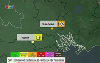 Chất lượng không khí Nam Bộ ở mức kém, TP Hồ Chí Minh ghi nhận AQI vượt 100