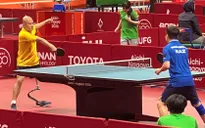 Đội tuyển bóng bàn người khuyết tật Việt Nam gặp khó khăn tại vòng bảng