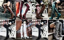 Cá tính với boots cao trên gối