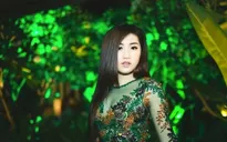 Á hậu Tú Anh nổi bật trong thiết kế của Hoàng Hải