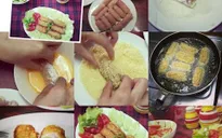 Cuối tuần đổi món với Thăn heo cuốn dưa chuột chiên