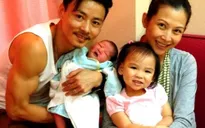 Chồng Thái Thiếu Phân khoe công chúa mới chào đời