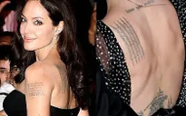 Các con của Angelina Jolie mê mẩn hình xăm