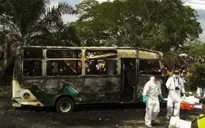 Cháy xe buýt ở Colombia, ít nhất 32 trẻ em thiệt mạng